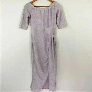 Lavender stretchy glitter dress